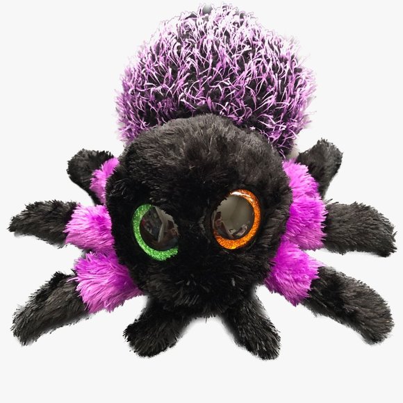 Ty Beanie Boo "Creepy" the Purple Spider Plush 7" Stuffed Tarantula Halloween - Picture 2 of 8